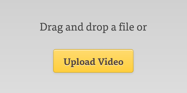 video upload dialog box