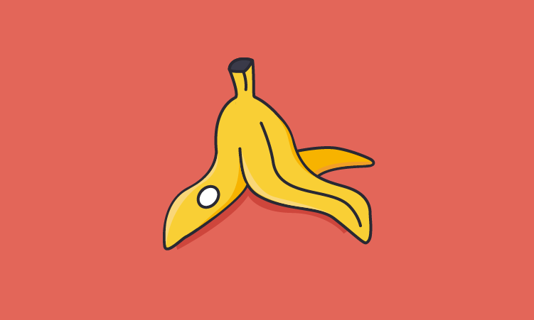 banana peel graphic
