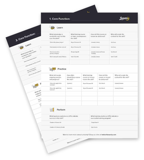 Employee Development Plan Template Download from www.lessonly.com