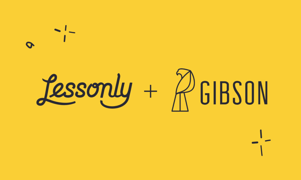 Lessonly and Gibson Logos